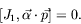 \begin{displaymath}[J_1,\vec{\alpha}\cdot\vec{p}]= 0 .
\end{displaymath}