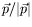 $\vec{p}/\vert\vec{p}\vert$