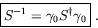 \begin{displaymath}
\fbox{$\displaystyle
S^{-1} = \gamma_0 S^\dagger \gamma_0
$}\ .
\end{displaymath}