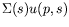 $\displaystyle \Sigma(s)u(p,s)$