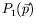 $\displaystyle P_1(\vec{p})$