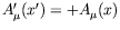 $A_\mu^\prime(x^\prime) = +A_\mu(x)$