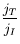 $\displaystyle \frac{j_T}{j_I}$