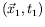 $(\vec{x}_1,t_1)$