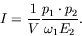 \begin{displaymath}
I = \frac{1}{V} \frac{p_1\cdot p_2}{\omega_1 E_2} .
\end{displaymath}