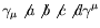 $\displaystyle \gamma_\mu \not{a} \not{b} \not{c} \not{d} \gamma^\mu$