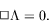 \begin{displaymath}
\Box \Lambda = 0 .
\end{displaymath}