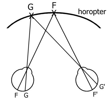 object on horopter