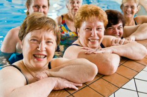 Making the Case - women swimming