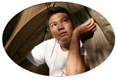 Aboriginal youth camping