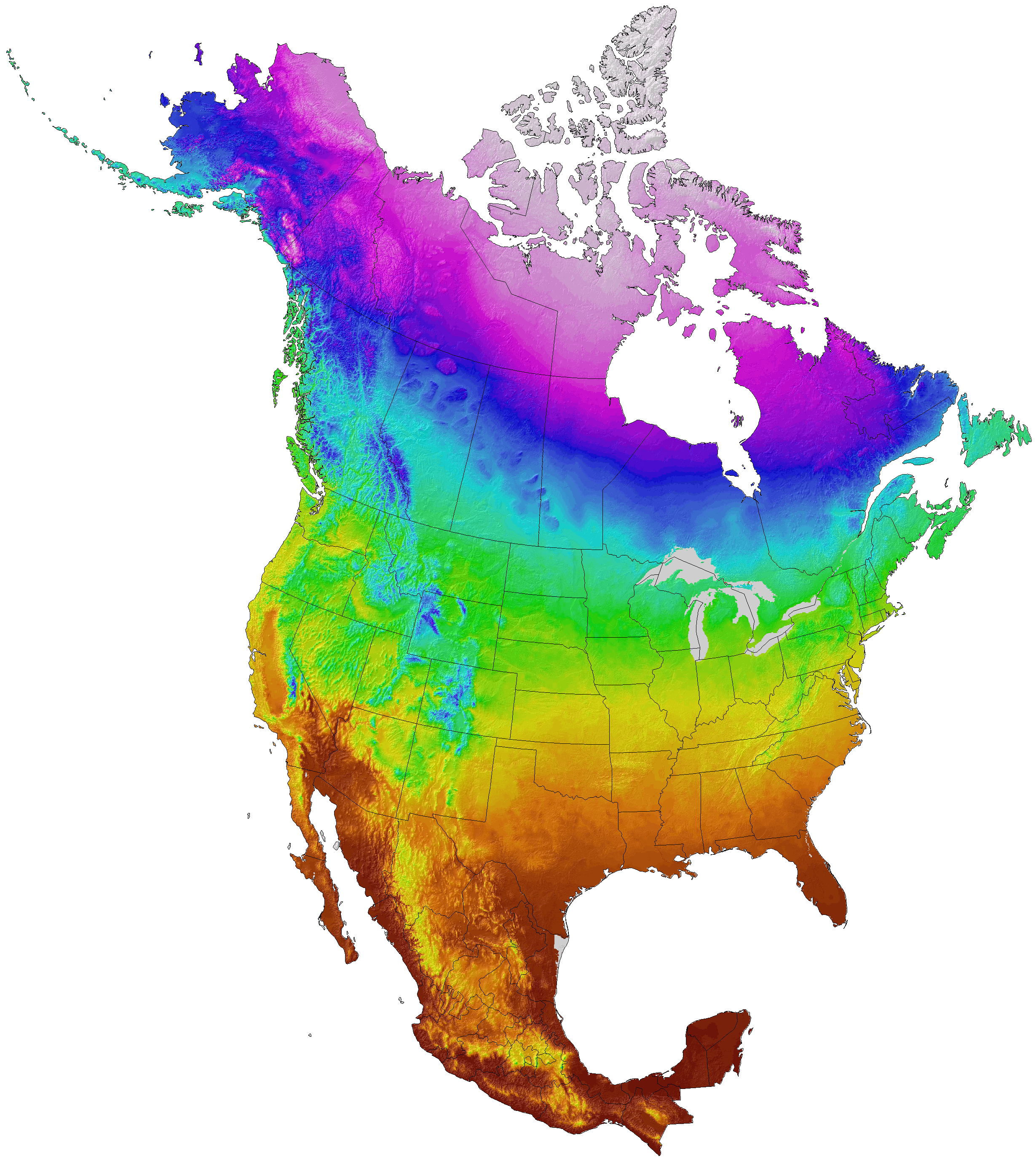 Temperature In America
