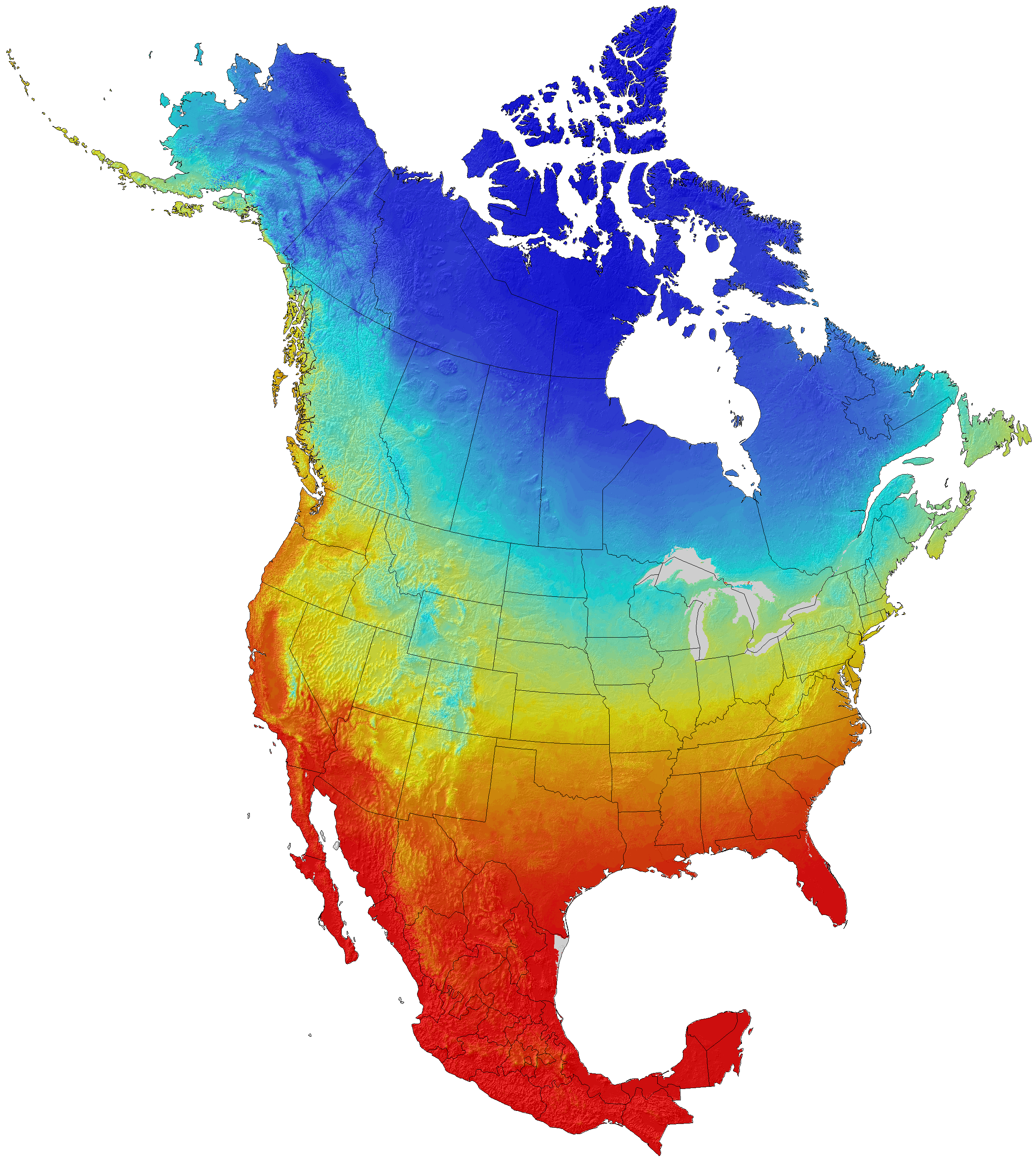 ClimateNA - Current, historical and projected climate data for North