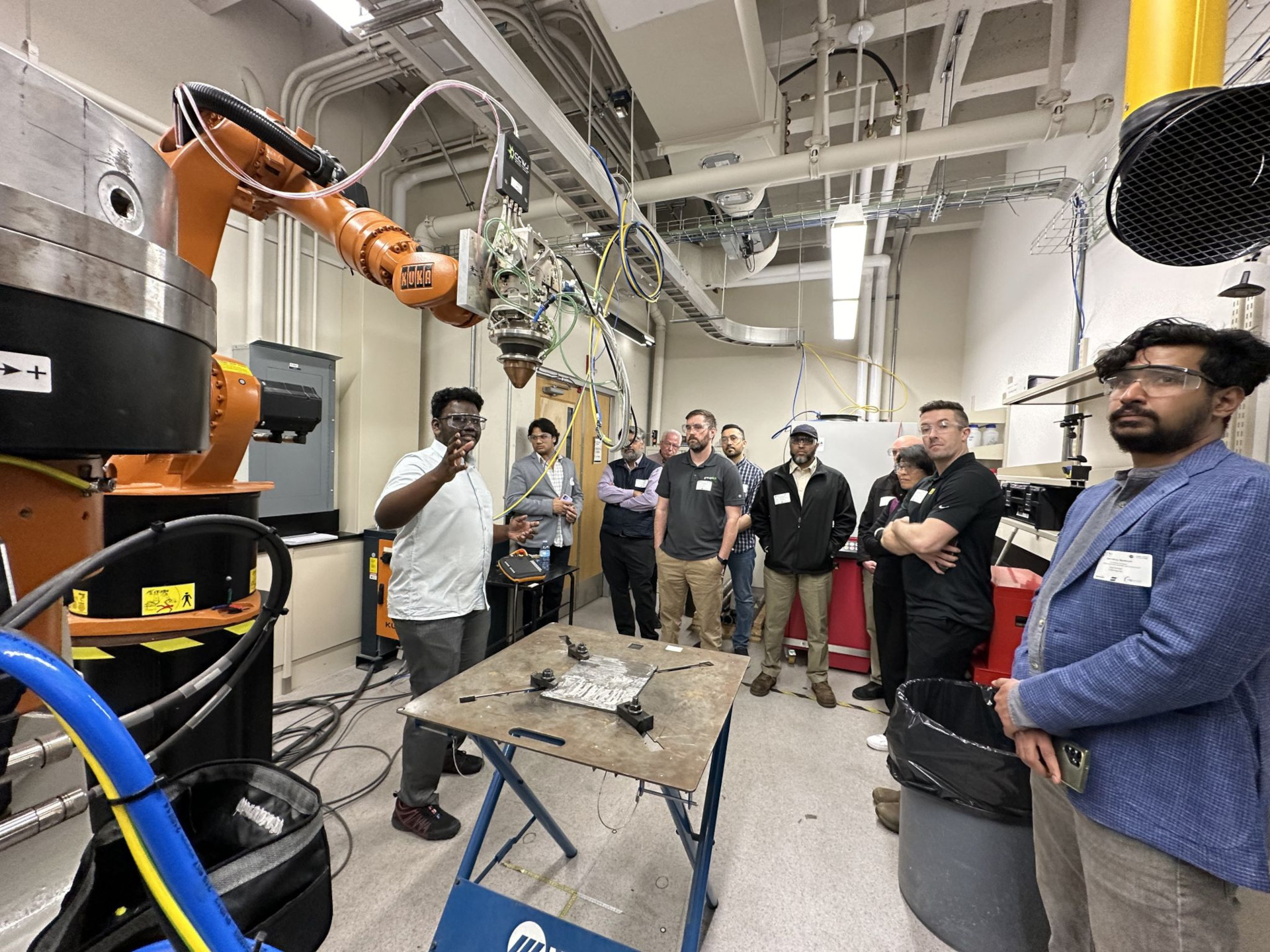 Cobot welding equipment.