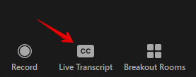 Live Transcript symbol