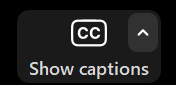 A gif showing someone typing closed captions.