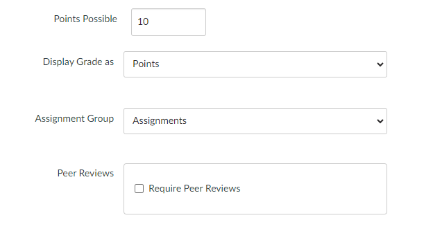 Graded discussion options