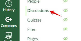 Open discussions page