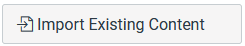 Import content button on course home page