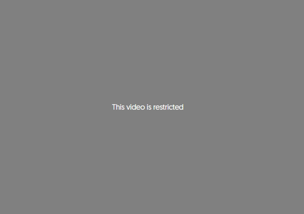 video is restricted error in yuja
