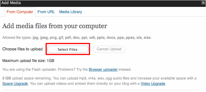 · In the pop-up window that appears, navigate to your Needed Files ...
