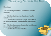 Thinking Outside the Box Slide 3