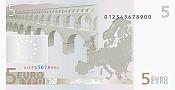 5 Euro - Rückseite
