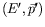 $(E^\prime,\vec{p}^\prime)$