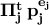 bfPi_{j}^{t} : p_{j}^{e_j}