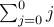 sum_{j=0}^{0} j
