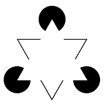 Kanizsa triangle