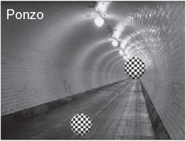 Ponzo illusion