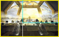 The Sacrament of the Last Supper (golden ratio)
