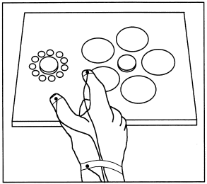Ebbinghaus/Titchener illusion