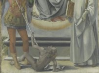 detail from The Assumption of the Virgin with Saints Michael and Benedict