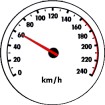 analog speedometer