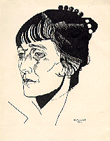 portrait of Akhmatova