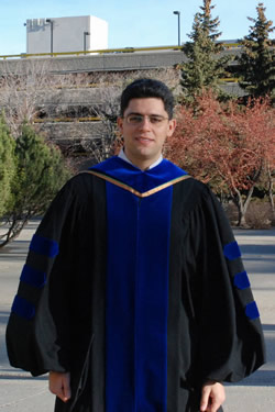 PhD graduation at the University of Alberta in 2009