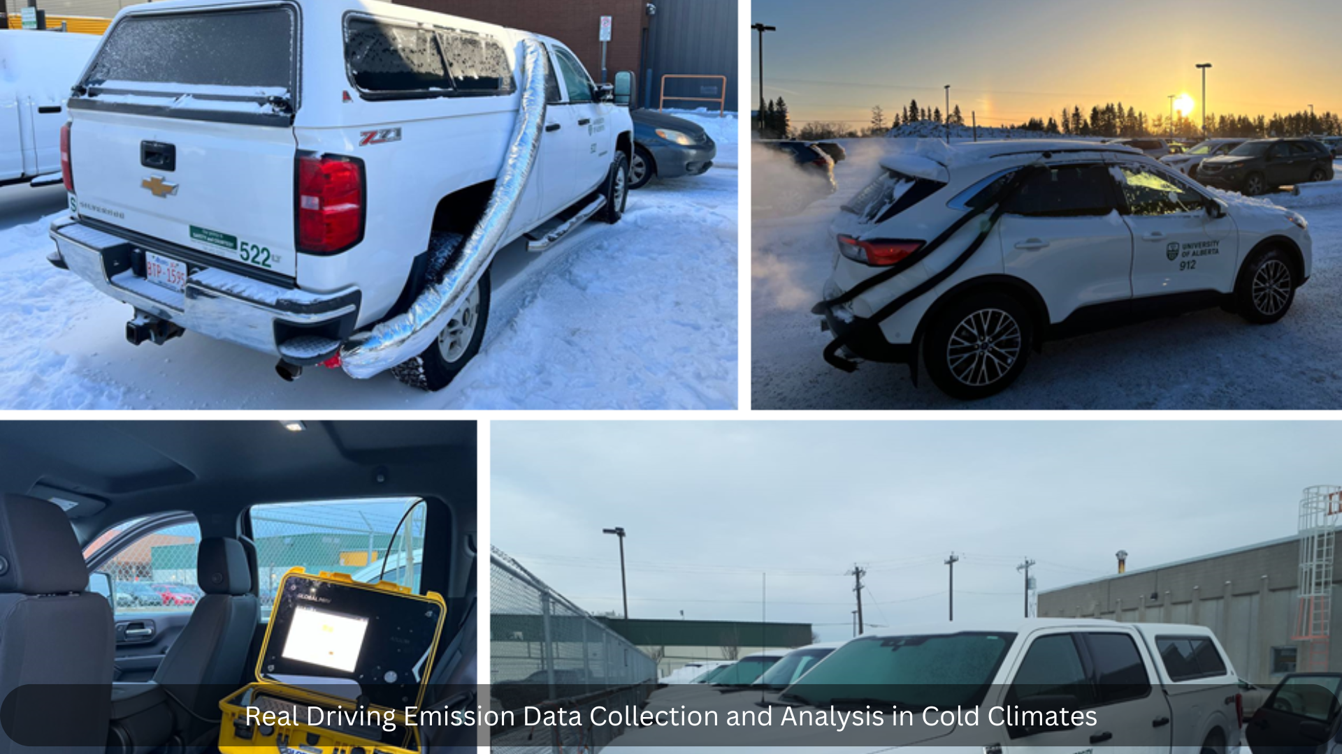 University fleet vehicles in operation