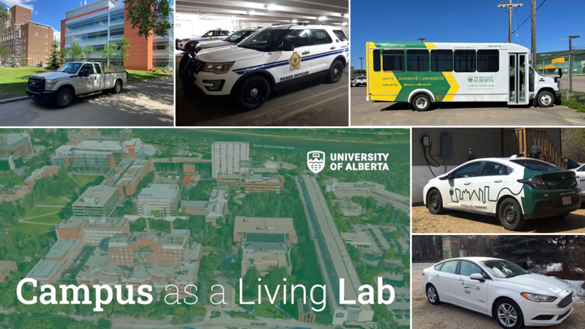 University fleet vehicles in operation