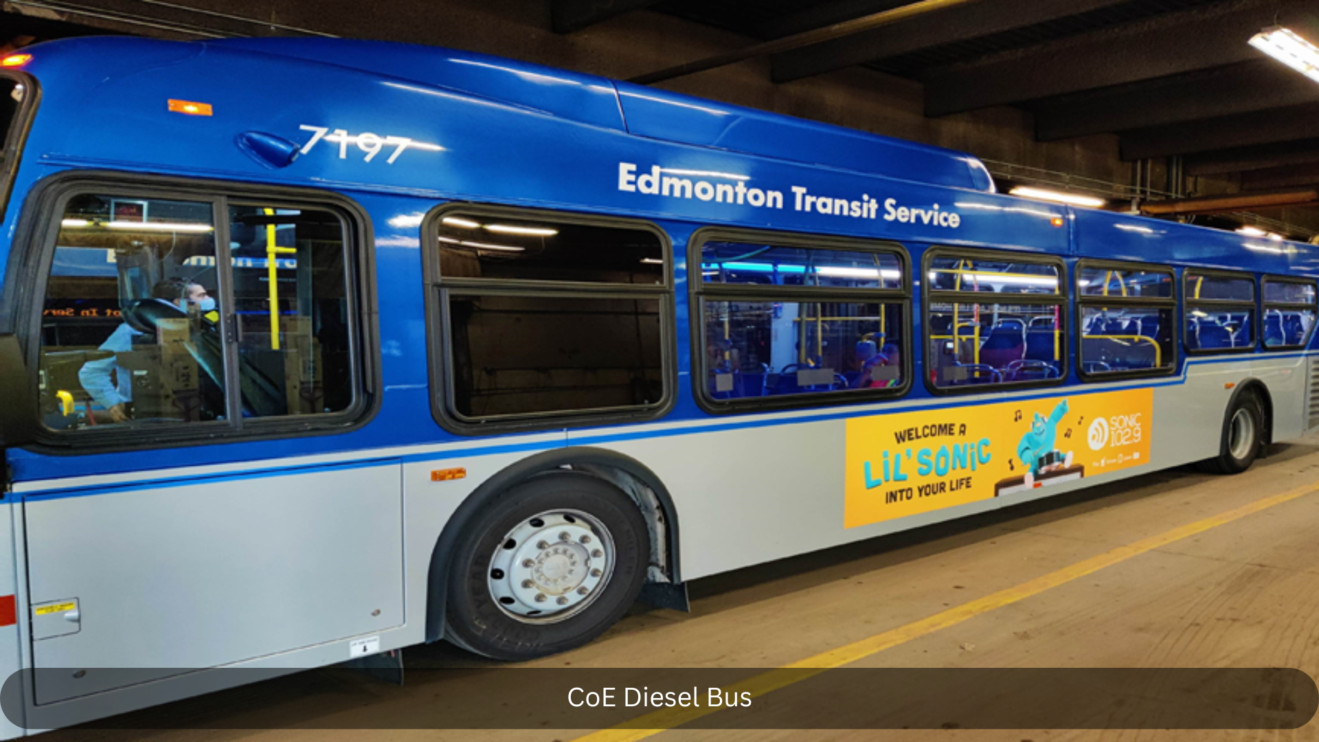 AZEHT bus in operation