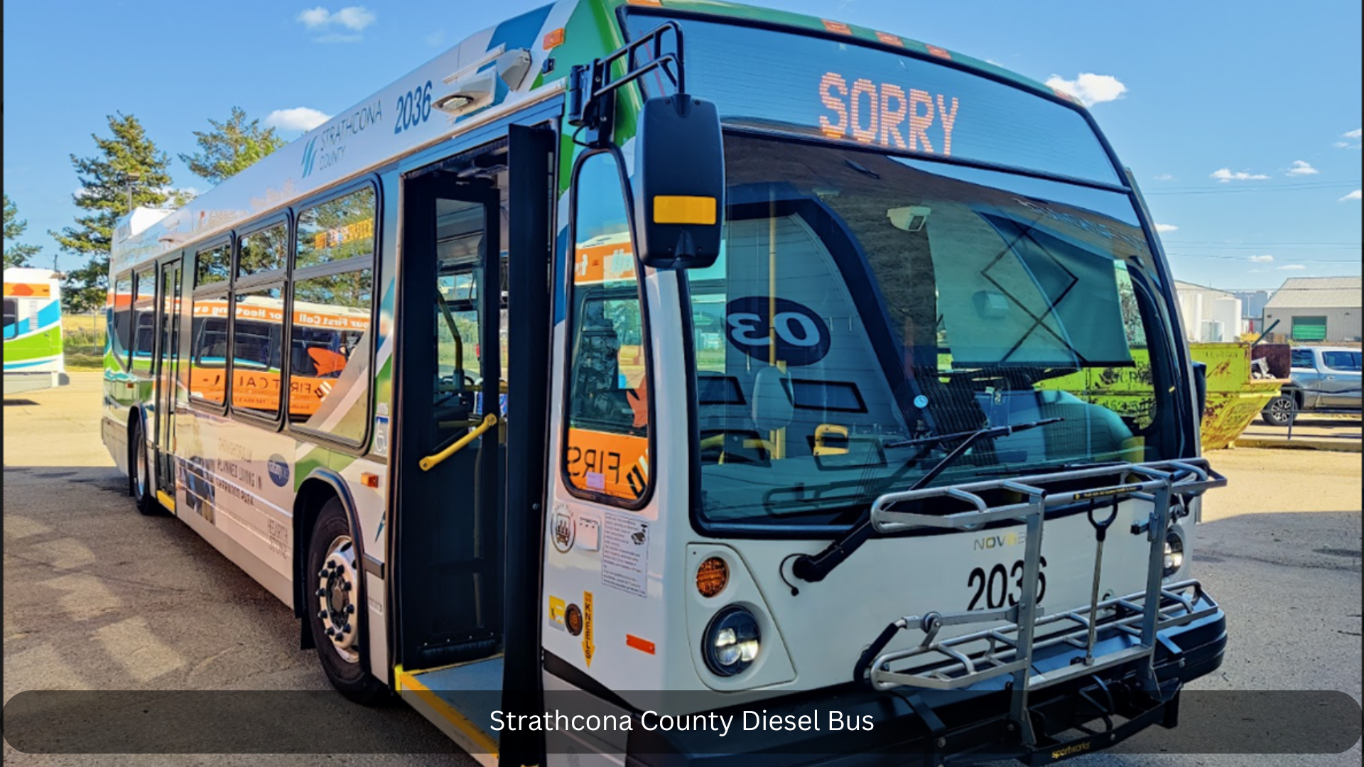 AZEHT bus in operation