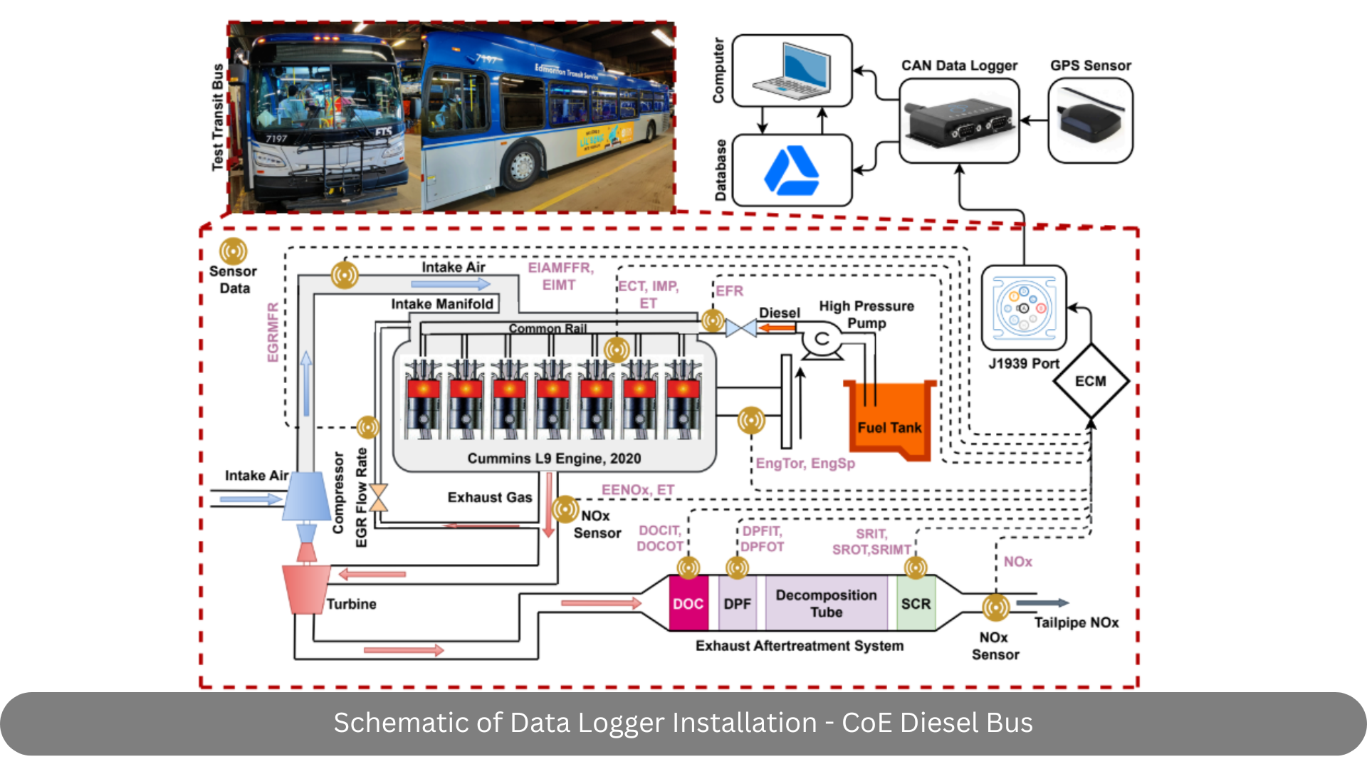 AZEHT bus in operation