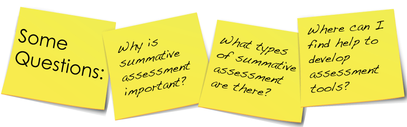summative assessment clipart
