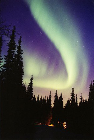 A photo of aurora