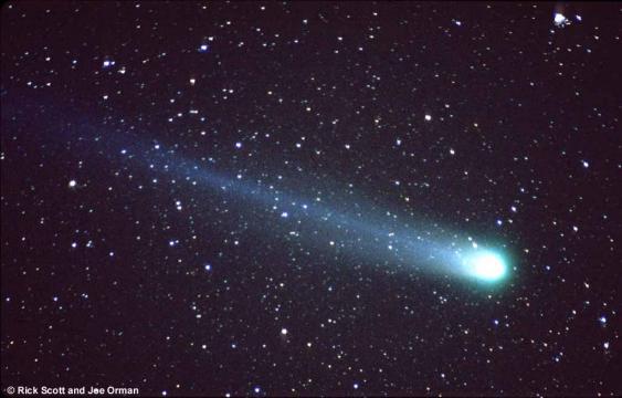 Photo of comet Hyakutake