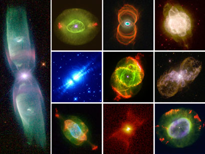 Different Planetary Nebulae