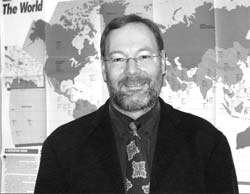 Dr. George Richardson co-ordinates the Faculty of Education's Office of International Initiatives. The faculty is seen as a leader on campus in international affairs.