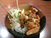 spicy chicken bowl