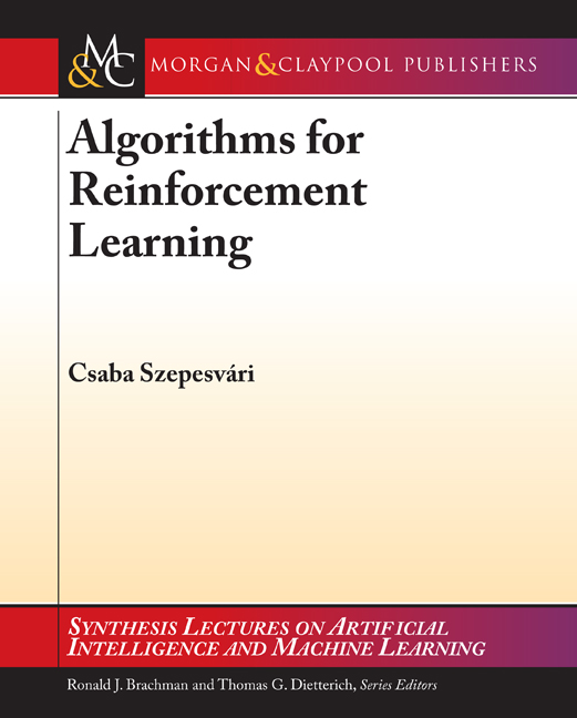 Algorithms for Reinforcement Learning