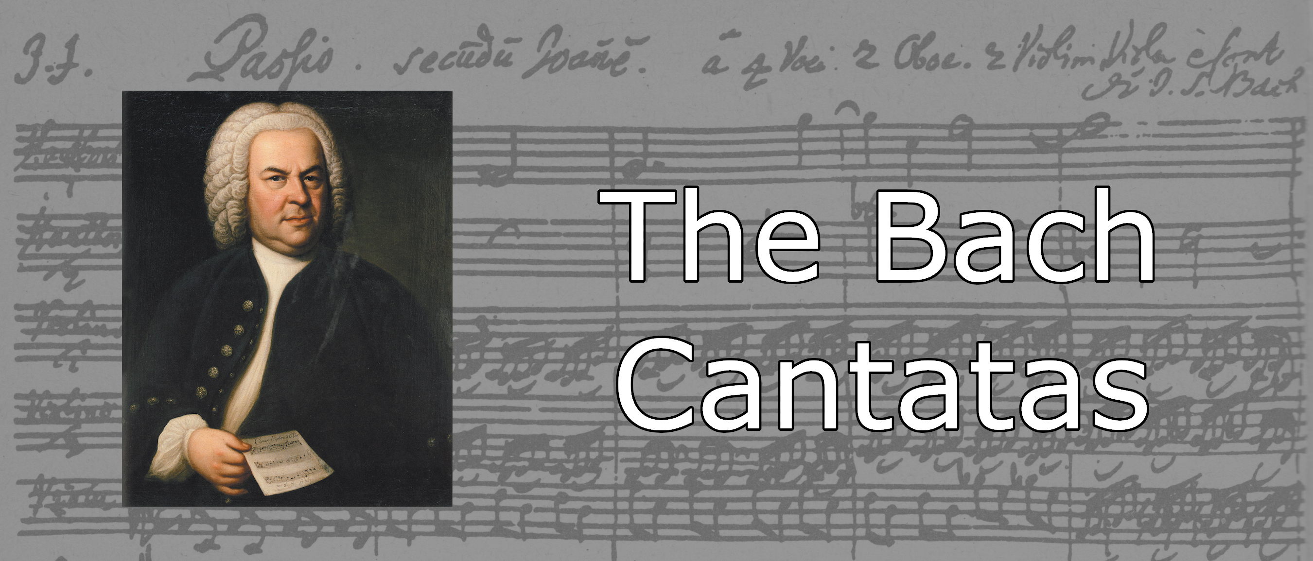 Image of Bach and a Score